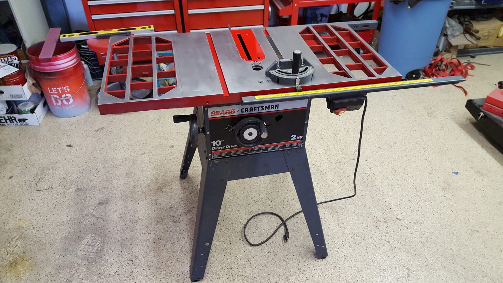 Restored 2HP table saw
